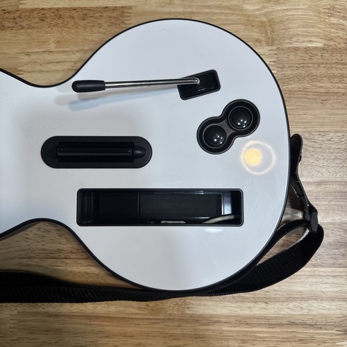 Nintendo Wii Guitar Hero Controller Gibson Les Paul Red Octane Tested White - Picture 2 of 11