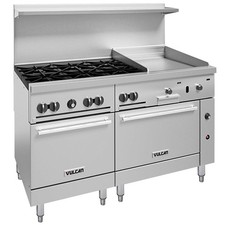 Vulcan 60SS-6B24GP Endurance Series Liquid Propane 60" Range with 6 Burners, 24"