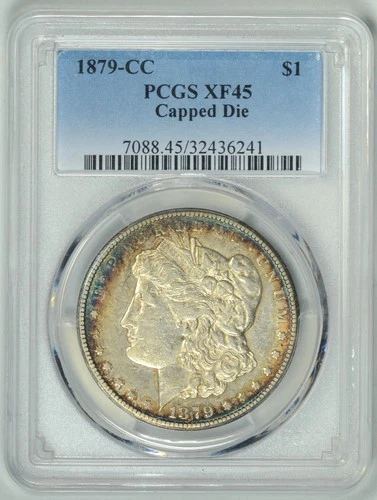 1879-CC  PCGS  XF45  *  VAM-3  Capped Die  *  Carson City Mint  *  #32436241