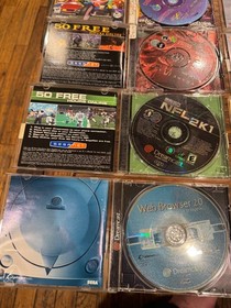 Lot of 7 CIB complete Sega Dreamcast SD video games + Web Browser 2.0 sports, ++