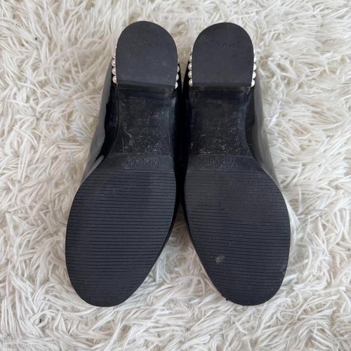 Chanel Opera Shoes Loafers Coco Mark Pearl Enamel Size 35 US About 5 For Women - Picture 7 of 9