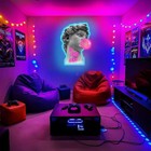 Is This Art Neon Sign UV Print Acrylic Led Neon Sign Acrylic ArtWork Neon Sign