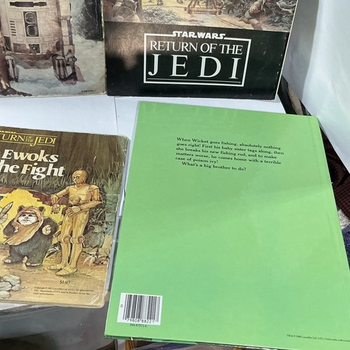 6 Vtg Star Wars Book Lot-1979To1986-Return Of The Jedi Wicket Empire Strikes Bac - Picture 19 of 19