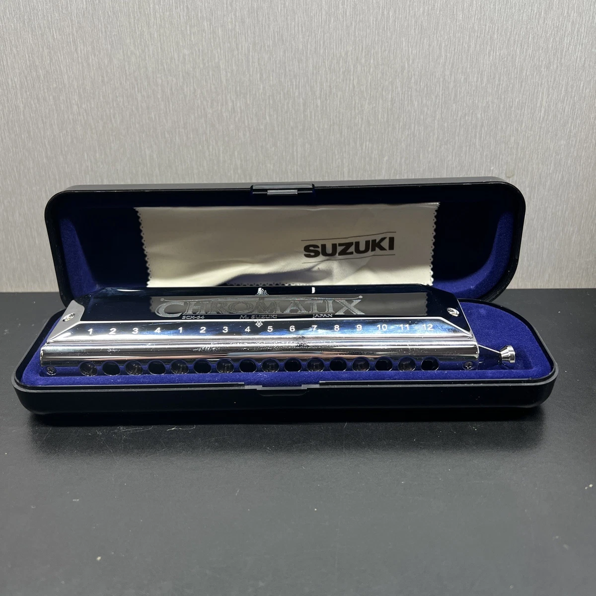 SUZUKI CHROMATIX クロマチックハーモニカ ケース付 SCX-64 【公式通販】