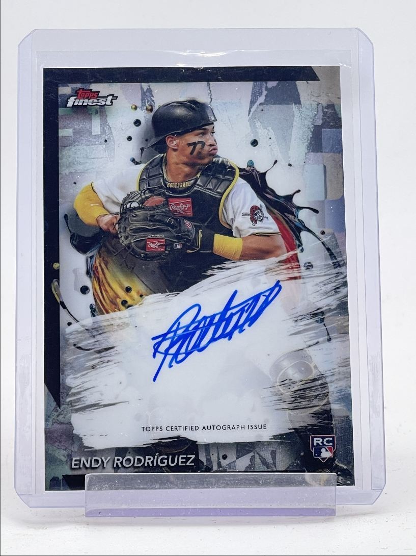 ENDY RODRIGUEZ 2024 TOPPS FINEST ROOKIE AUTOGRAPH PIRATES RC AUTO Q4846