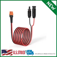 12AWG 25FT Solar to XT60i Cable 2 10 25 35 25FT,
