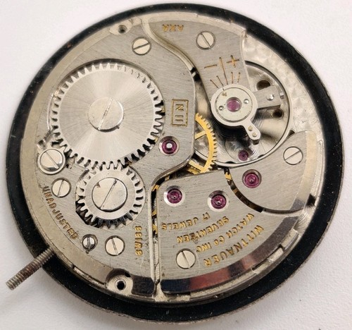 Vintage Wittnauer Cal. 11N 17 Jewel watch movement runs for repair - Picture 4 of 6