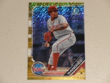 2019 Bowman Chrome Prospects Gold Shimmer Refractor #70 Sixto Sanchez 40/50