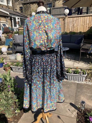 Vintage Tricoville Dress size 18 Gold Label 70-80's - Fit & Flare. New no tag - Picture 10 of 10