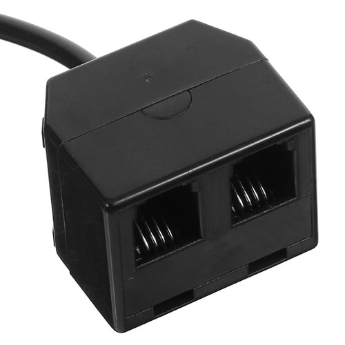 Telephone Extension Cord Connector Adapter Adaptor Line Splitter - 第 4/12 張圖片