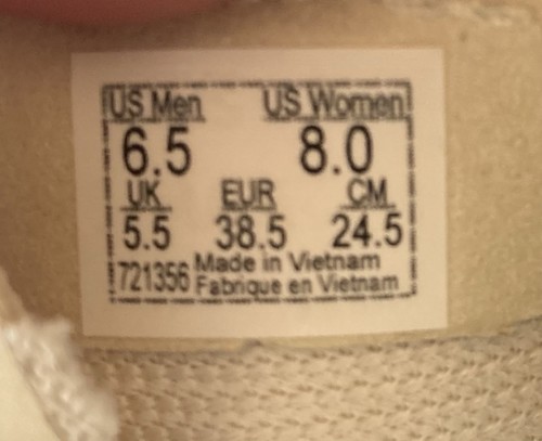 Vans Ultrarange Ultra Cush Shoes Size 6.5 Men 8 Women Color Green White & Peach - Picture 7 of 7