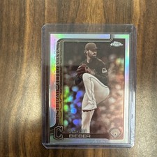 2025 MLB Topps Chrome SEPIA Refractor Card #13 SHANE BIEBER
