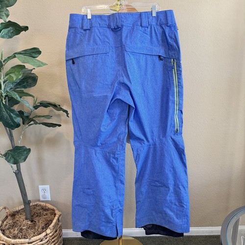 Burton Mens L AK 3L Hover Gore-Tex Ski Snowboarding Pants Blue Backcountry Shell - Picture 7 of 19