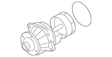 Genuine BMW Water Pump Assembly 11-51-7-838-201