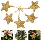 24 Pcs Star Christmas Tree Decorations Ornament Stars Ornaments for Trees