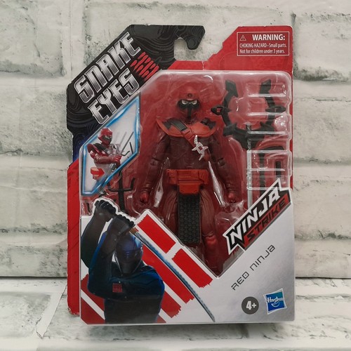 GI Joe Origins Snake Eyes Red Ninja 6" Scale Action Figure 2020 Hasbro - Picture 1 of 6