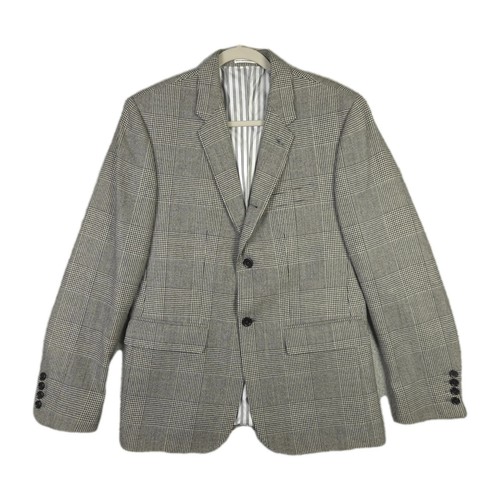 Club Monaco RECENT Glen Plaid Check Sport Coat 3/2 Roll Dual Vented 40R Slim Fit