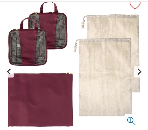 Samantha Brown 6-teiliges Reiseorganizer-Set grau - Bild 2 von 4