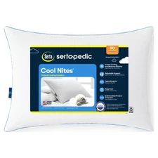 Sertapedic Cool Nites Queen Bed Pillow, by Serta