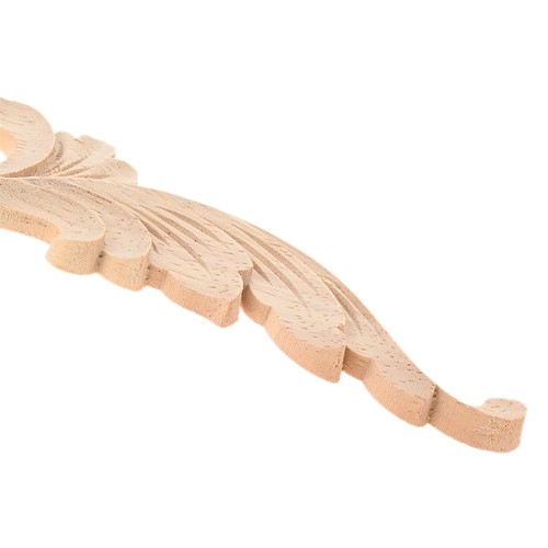 2 Stück Holz Applikationen unbehandelt Kleiderschrank Kommode Kamin Dekor 20*2,5 cm/30*5 cm - Bild 9 von 19