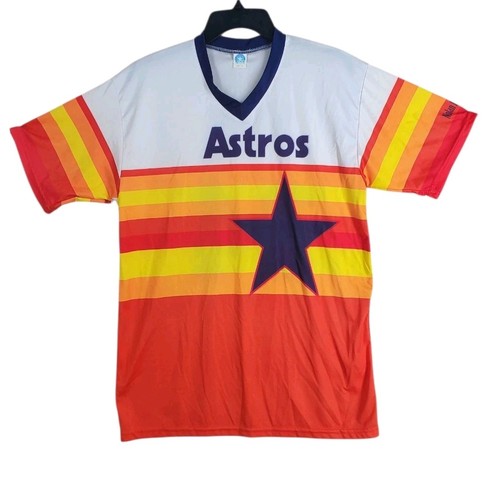 Astros Houston Trikot Shirt #34 Nolan Ryan Beef Herren XL orange weiß Replica SS