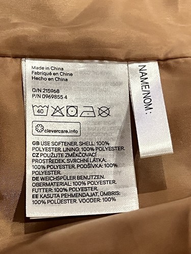 H&M braun Kunstfell Mädchen 6 weich 2 Taschen Druckknopf Kragen Jacke Mantel - Bild 12 von 12
