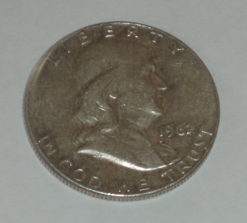 1962-D FRANKLIN HALF DOLLAR NICE - Picture 1 of 2
