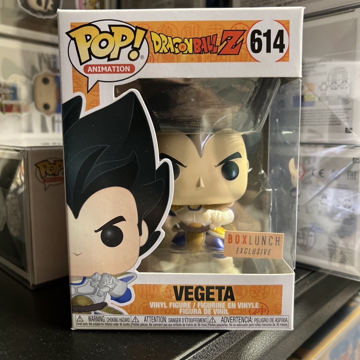 FUNKO POP ! 614 VEGETA METALLIC BOX LUNCH EXCLUSIVE DRAGON BALL Z