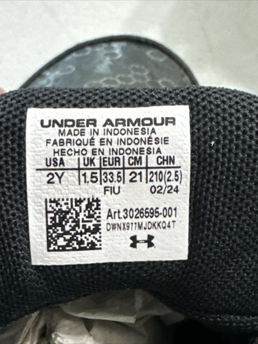 Under Armour Jungen Harper 8 Mid TPU Jr Baseballschuh Größe 2Y schwarz - Bild 9 von 10