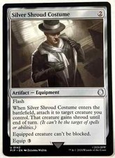 Silver Shroud Costume PIP MTG Universes Beyond: Fallout 0142 NM