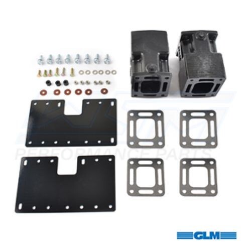 GLM PRODUCTS EXHAUST MANIFOLD SPACER MERCRUISER V6 - V8 6'' KIT - 50610, 93322A1 - Picture 1 of 1