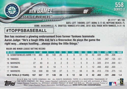 2018 Topps Series 2 - Base Set - Cards 351-700 - U Pick Complete Your Set - Mint - Picture 113 of 219
