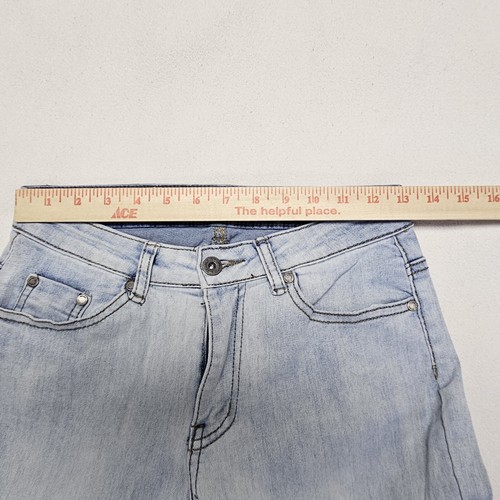 Chartou Jeans S Small Flare Bell Bottom Stretch Waist 26x29 Faded Boot Cut Retro - Picture 8 of 22