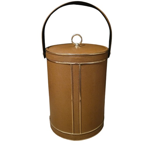 MCM Eiskübel Vintage Braun und Gold Originalkarton - Bild 1 von 10