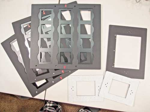 Soportes deslizantes 35mm 4 escáner plano; 12 lugares, juego de 3; + máscara desconocida 9x12 5x7 - Imagen 1 de 4