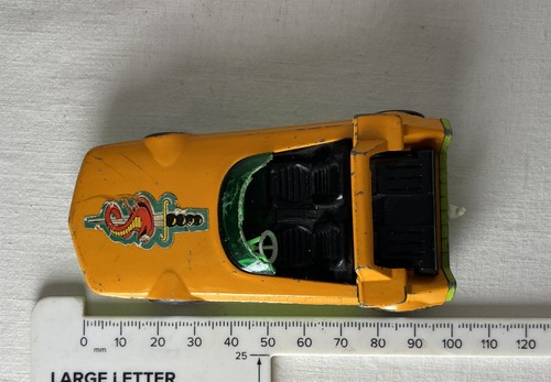 Vintage Matchbox SuperKings K-31 Bertone Runabout 1971 Spielzeugauto Scheibenschaden - Bild 5 von 9