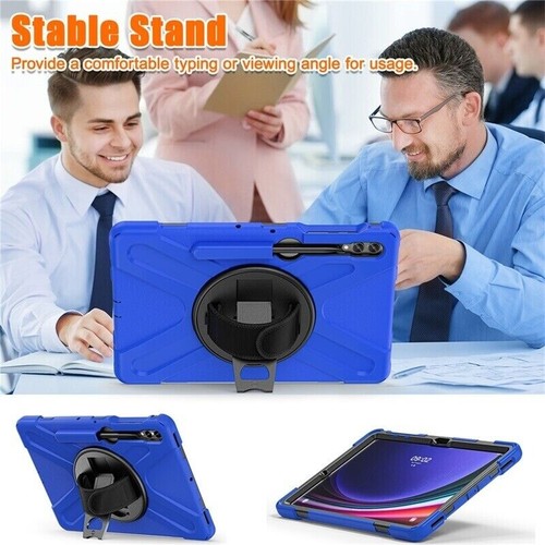For Samsung Galaxy S7 FE S8 S9 Plus S10 12.4" Tablet Shockproof Stand Case Cover - Picture 53 of 111
