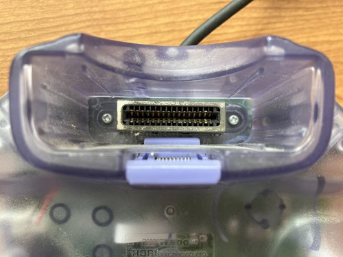 Mini Mando Hori Pad Dulce Púrpura Transparente Nintendo 64 Probado y Funcionando Japón - Imagen 5 de 7