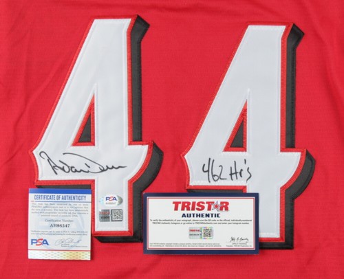ADAM DUNN SIGNED ON-FIELD STYLE REDS JERSEY INSCRIBED "REDS HOF '18" PSA COA - Picture 2 of 4