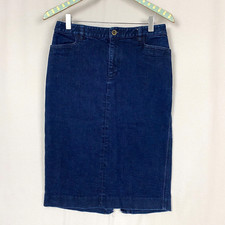 Ralph Lauren Jeans Co Denim Skirt Womens 6 Stretchy Coastal Cowgirl Western 29 W