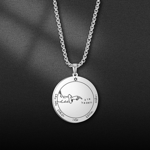 Collar Wicca Colgante Pentáculo Colgante Pentáculo Llave Pagana Llave de Salomón Luna - Imagen 53 de 55