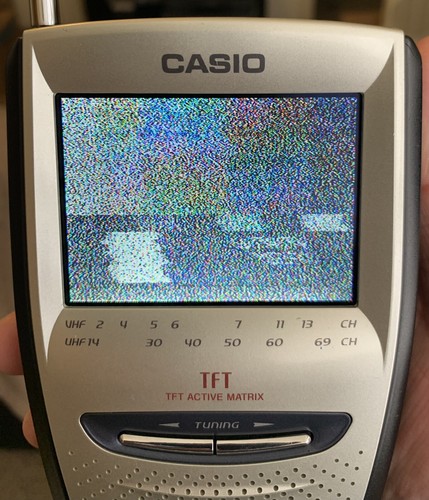 Casio EV-660 LCD Color TV Handheld & Portable TFT Active Matrix Tested Working - Picture 7 of 7