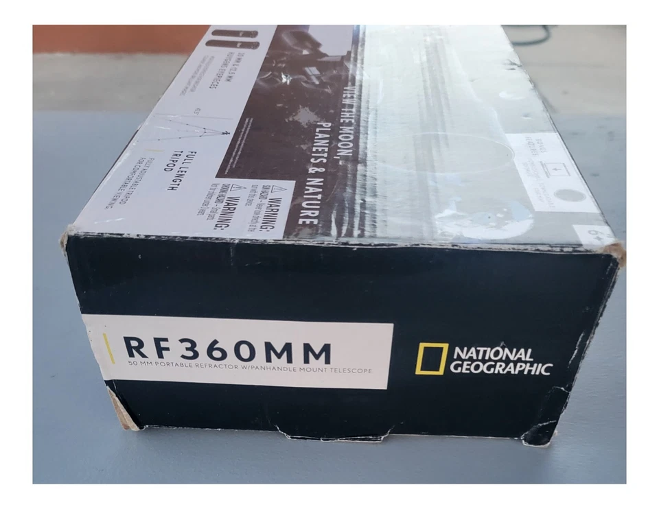 National Geographic 50mm Portable Refractor Telescope - RF360MM Open Box - Image 4 of 4