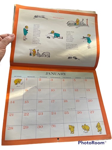 1973 Winnie The Pooh’s Calendar Book - Imagen 2 de 10