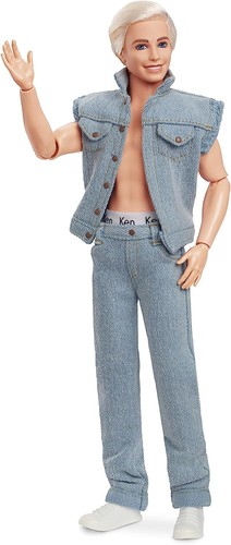Barbie The Movie - Ken Barbie Filmpuppe mit Jeans komplett HRF27 - Bild 7 von 9