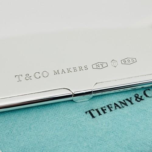 Tiffany & Co Business Card Holder 925 Makers in Sterling Silver - Picture 4 of 8