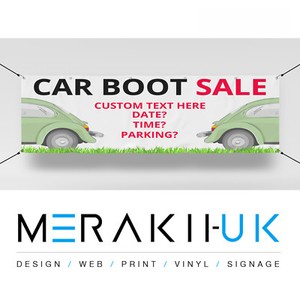 Car Boot Custom Pvc Banner Business Advertising Sign Outdoor Vinyl