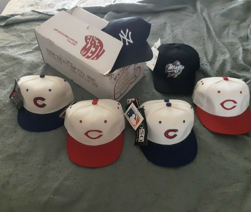 New Era 59Fifty MLB Cap Chicago Cubs Mens White Fitted Hat 5950 size 6 3/4 Wool - Picture 2 of 4