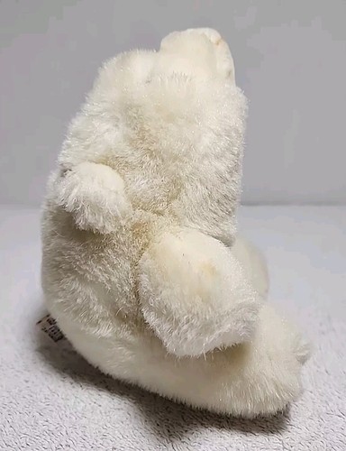 Gund Plush Stuffed Toy White Polar Bear Vtg 1980 7" - Picture 5 of 9