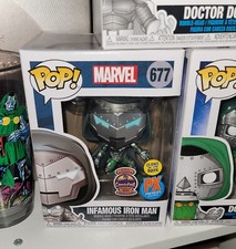 Funko Pop! Vinyl: Marvel - Infamous Iron Man (Glows in the Dark) - Diamond...